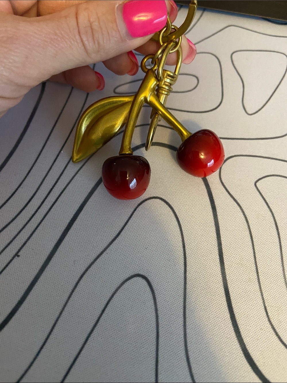 Cherry Keychain/Bag Charm